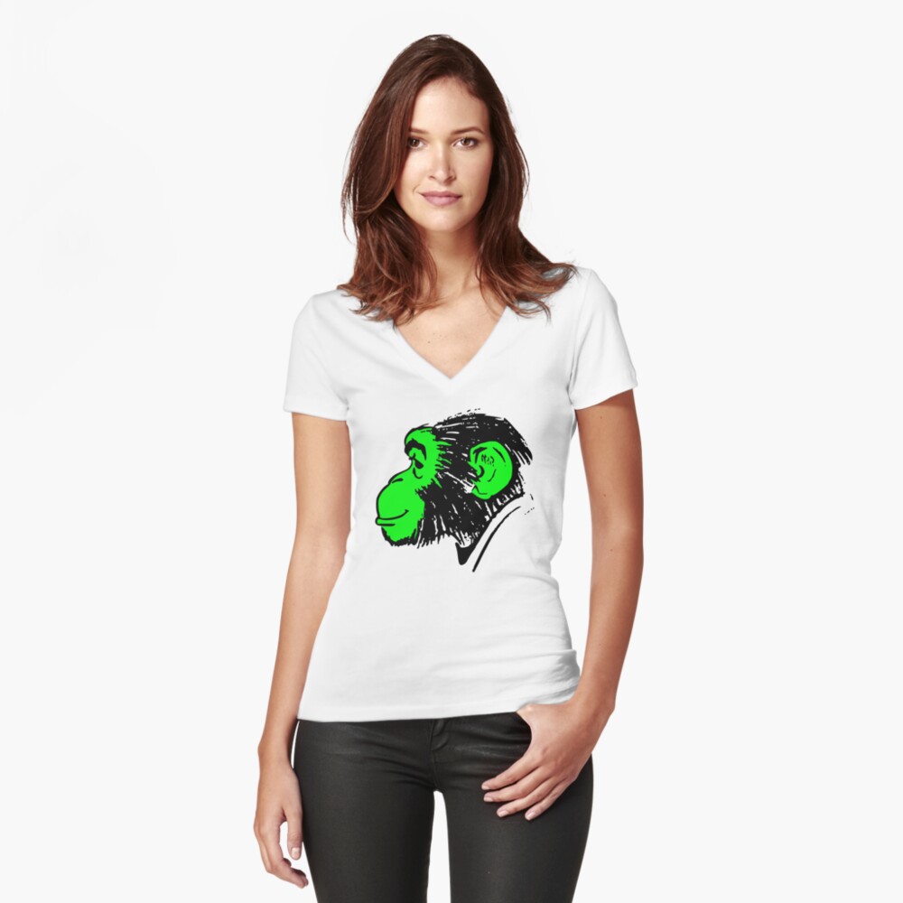 Item preview, Fitted V-Neck T-Shirt designed and sold by mike-gray.