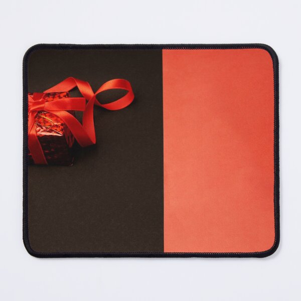 Item preview, Red and Black Christmas Gift Print designed and sold by Anamika Mehta.