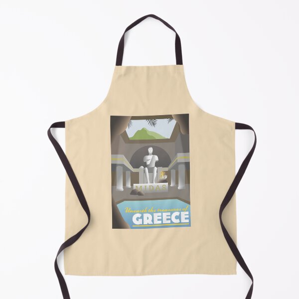 Item preview, Greece - Vintage Travel Poster designed and sold by ToddRDesign.