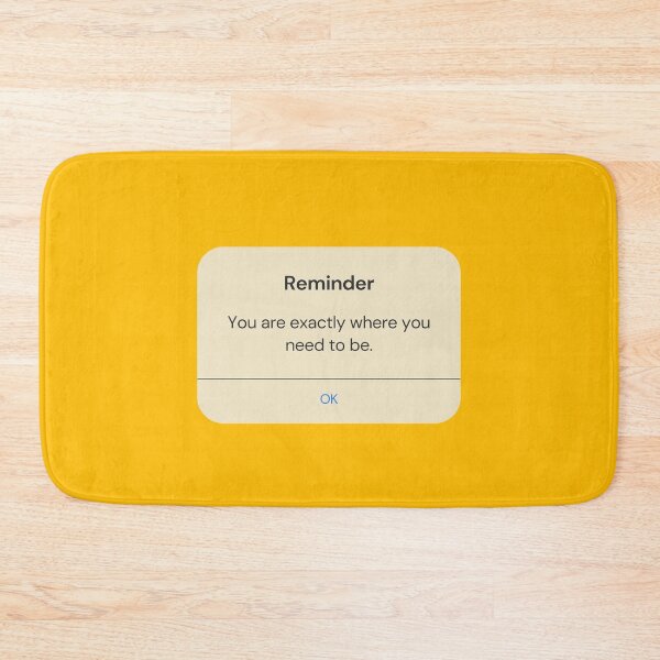 Item preview, Reminder, you are exactly where you need to be - Cute spiritual loa motivational quote designed and sold by Theleochick.