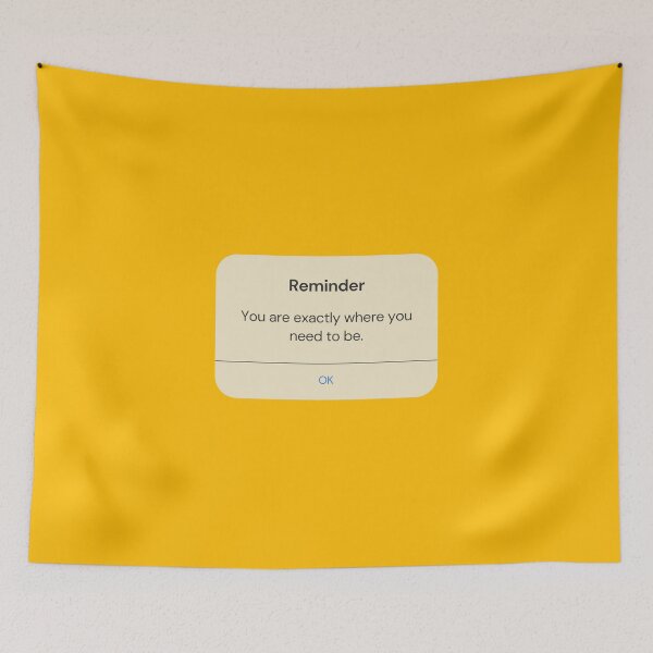 Item preview, Reminder, you are exactly where you need to be - Cute spiritual loa motivational quote designed and sold by Theleochick.