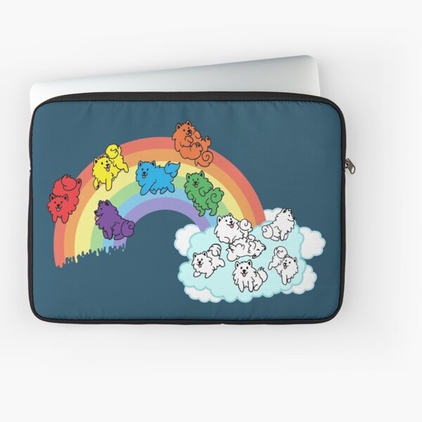 Pomeranian + Rainbow = Pomerainbow Laptop Sleeve