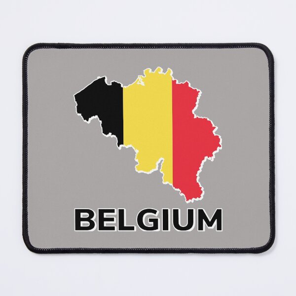 Item preview, Belgium Flag Map design designed and sold by AEGMEDIA.