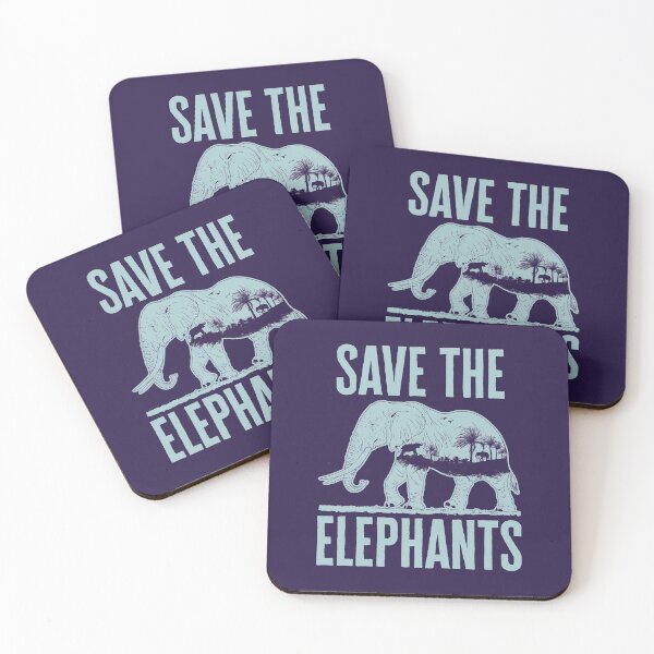 Item preview, Save the Elephants Edo Aesthetic Elephant Lover  designed and sold by jaygo.