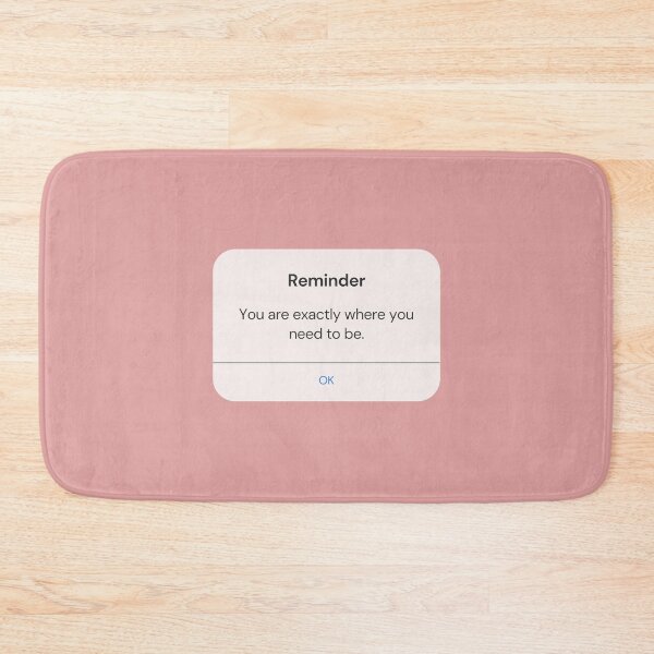 Item preview, Reminder, you are exactly where you need to be - Cute spiritual loa motivational quote designed and sold by Theleochick.