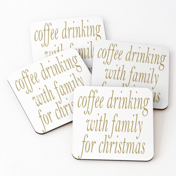 Item preview, coffe drinking with family for christmas designed and sold by SENMARO100.