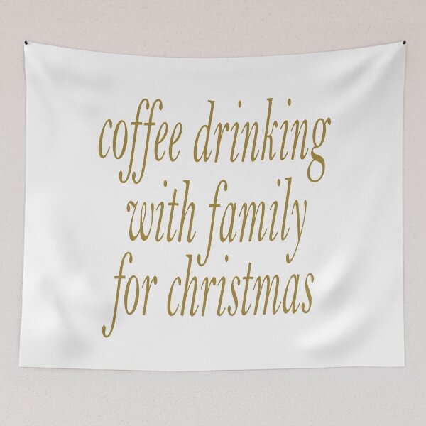 Item preview, coffe drinking with family for christmas designed and sold by SENMARO100.