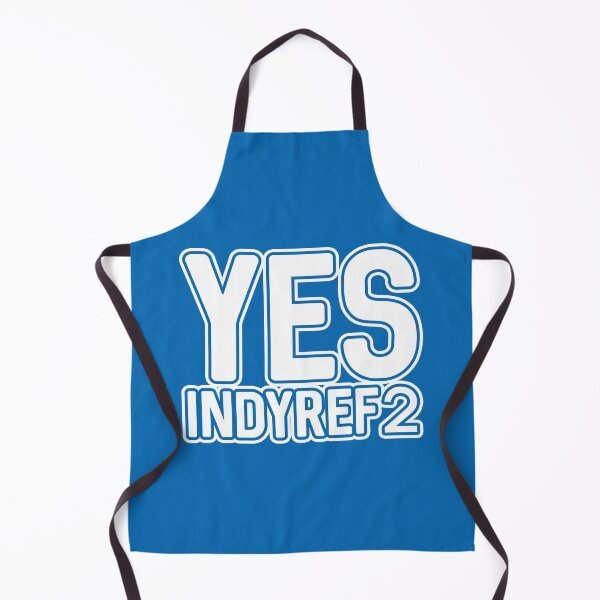 Item preview, YES INDYREF2, Scottish Independence White and Saltire Blue Layered Text Slogan designed and sold by MacPean.