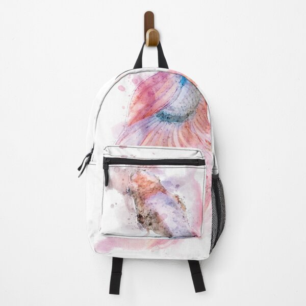 Item preview, Pink Blue Betta Fish Watercolor Effect designed and sold by obbow.