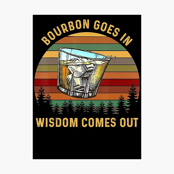Item preview, Bourbon Goes In Wisdom Comes Out Vintage Sun St Patricks Day designed and sold by SethFrancis37.