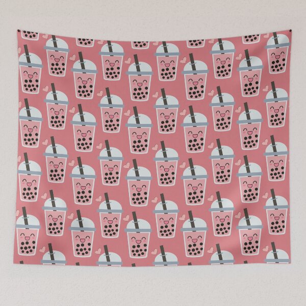 Item preview, Happy Taro Kawaii Milktea Stickers designed and sold by Paper Hearteu.