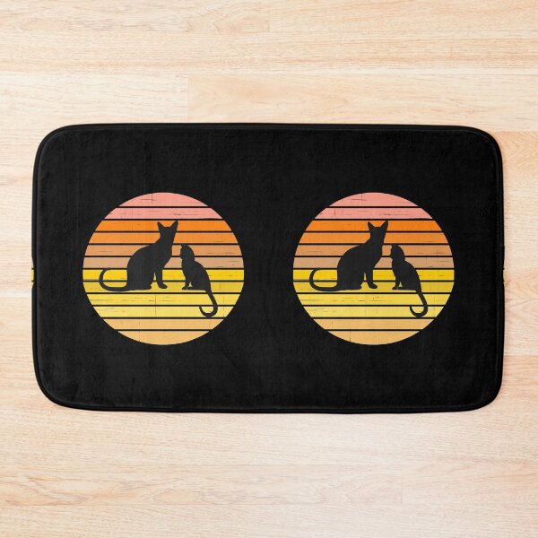 Item preview, Black Cat with evening sunset colors  designed and sold by Paint84.