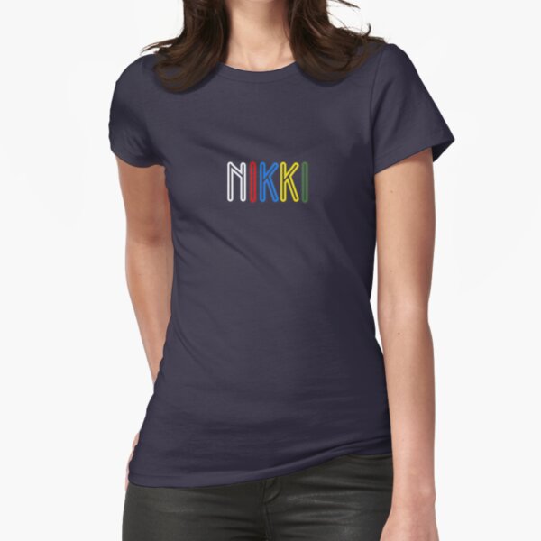 Nikki - Your Personalised Products Fitted T-Shirt