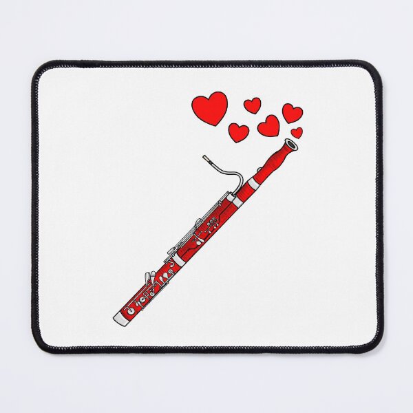 Item preview, Valentines Day Bassoon Player Bassoonist Anniversary Wedding Musician designed and sold by doodlerob.