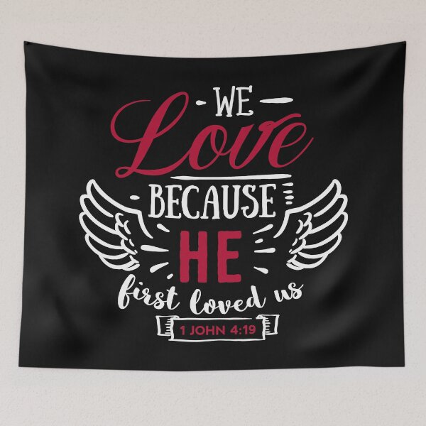 Item preview, We love because He loved designed and sold by Best-Designers.