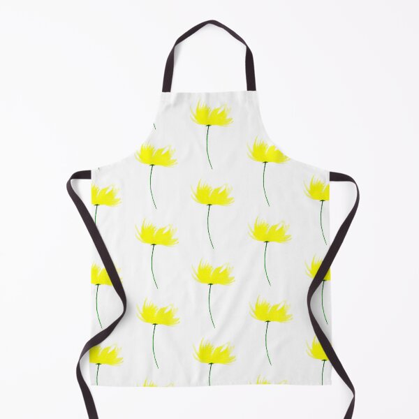 Item preview, Yellow wildflower watercolor minimalist artwork designed and sold by Monika Howarth.
