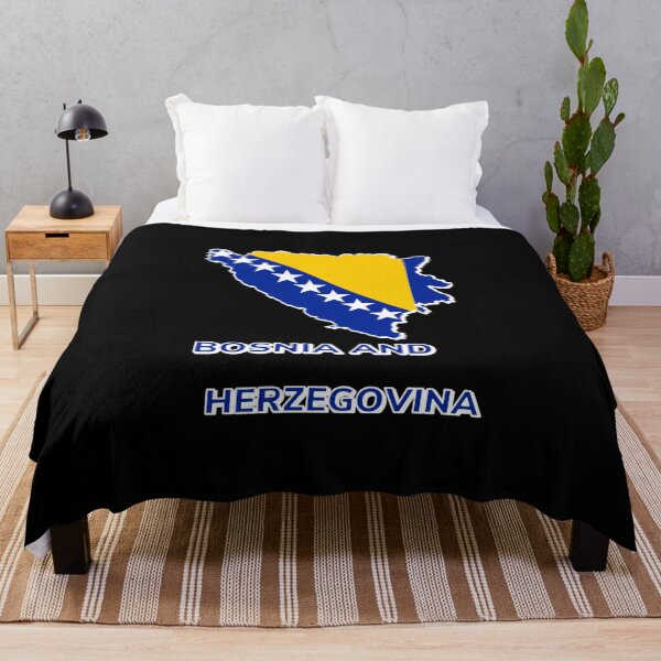 Item preview, Bosnia and Herzegovina Flag  Map design  designed and sold by AEGMEDIA.