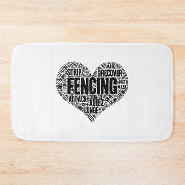 Item preview, Fencing Heart Saber Epee Fence Gift print designed and sold by theodoros20.