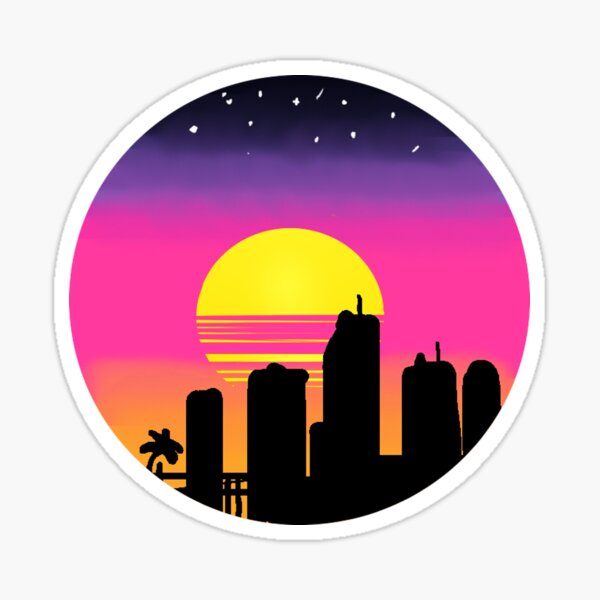 Aperçu de l'œuvre Miami mood créée et vendue par Damsos.