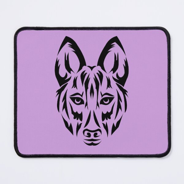 Item preview, tribal tattoo style wolf designed and sold by GloryArt76.