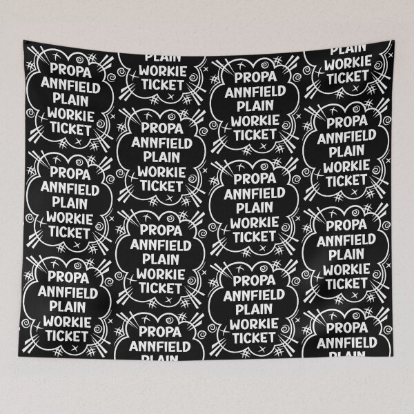 Artikelvorschau, PROPA ANNFIELD PLAIN WORKIE TICKET ein freches Design für Leute aus Annfield Plain im Nordosten Englands entworfen und verkauft von robimerch.