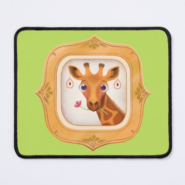 Item preview, Funny framed giraffe, whimsical and cute designed and sold by ellastella.