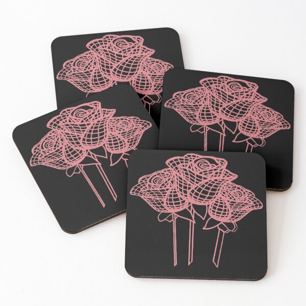 Item preview, Stylized Mesh Effect Gentle Pink Roses designed and sold by taiche.
