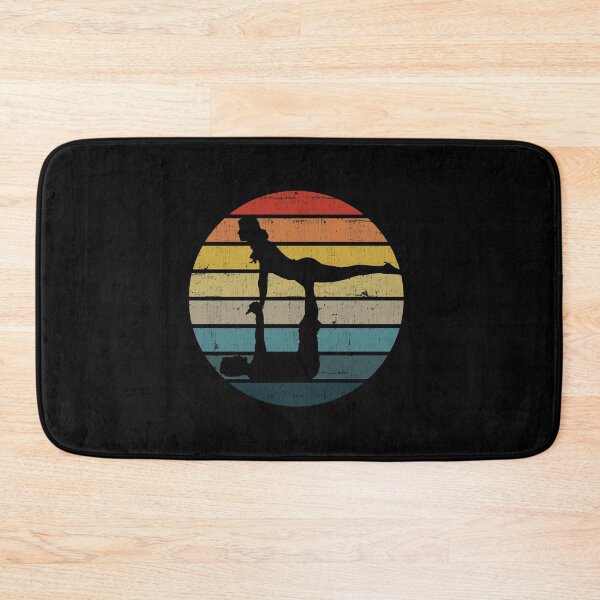 Item preview, Acroyoga Silhouette On A Distressed Retro Sunset design designed and sold by theodoros20.