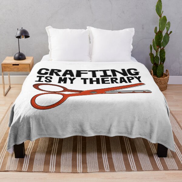 Item preview, Crafting Is My Therapy designed and sold by Bendthetrend.