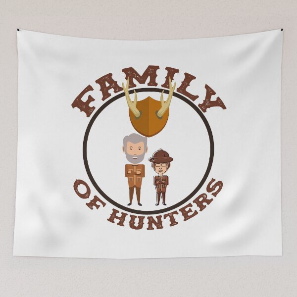 Item preview, Father And Daughter Hunting Partners For Life T-Shirt - Dad And Daughter Hunting Hunters Poster Brown designed and sold by andrei49387.