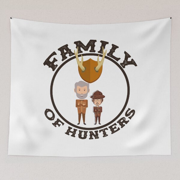 Item preview, Father And Daughter Hunting Partners For Life T-Shirt - Dad And Daughter Hunting Hunters Poster Dark Brown designed and sold by andrei49387.