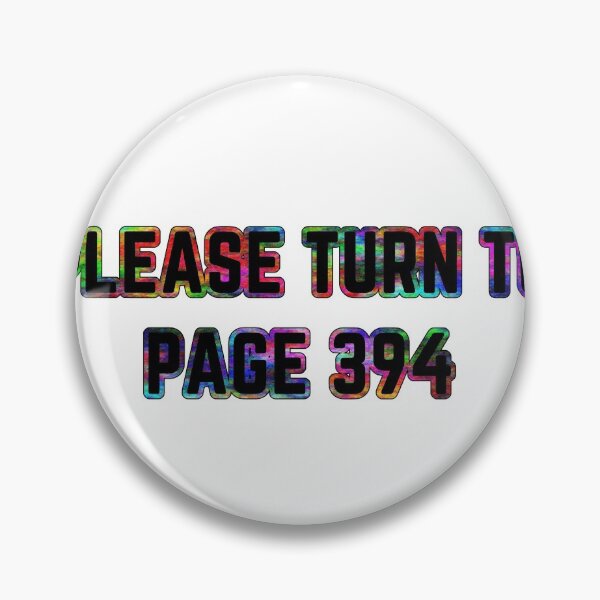 Item preview, Please Turn To Page 394 quote designed and sold by nasani.