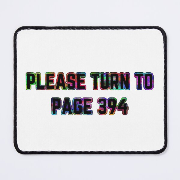 Item preview, Please Turn To Page 394 quote designed and sold by nasani.