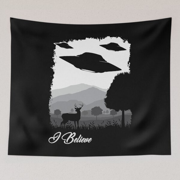 Item preview, Alien Abduction - Deer UFO Gift graphic designed and sold by theodoros20.