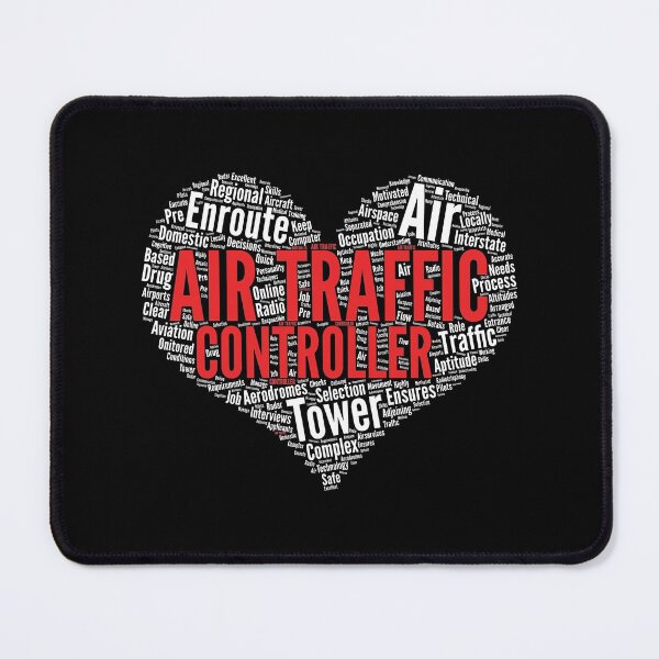 Item preview, Air Traffic Controller Heart Shape Word Cloud Design graphic designed and sold by theodoros20.