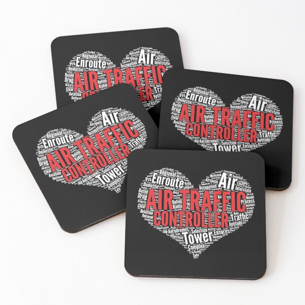 Item preview, Air Traffic Controller Heart Shape Word Cloud Design graphic designed and sold by theodoros20.