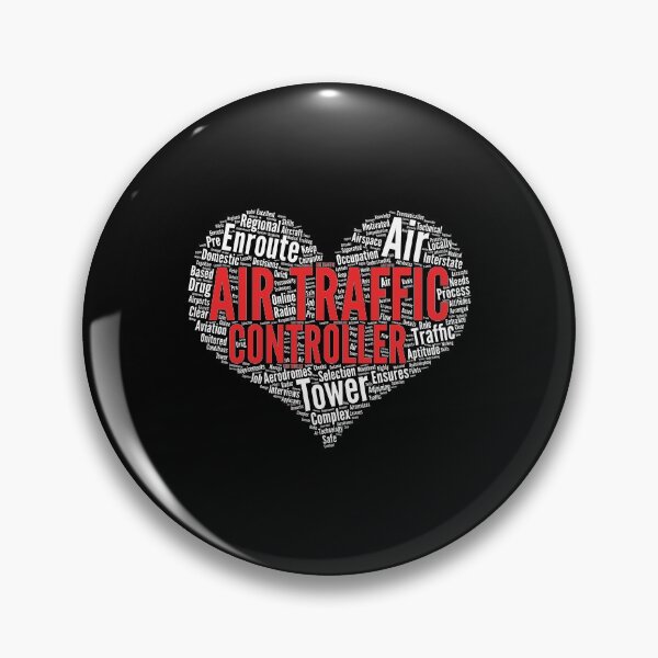 Item preview, Air Traffic Controller Heart Shape Word Cloud Design graphic designed and sold by theodoros20.
