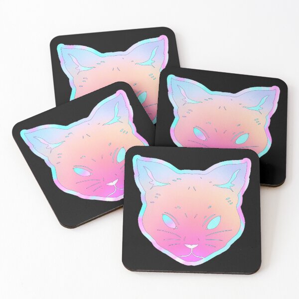 Item preview, Prismatic iridescent cat designed and sold by LukjanovArt.