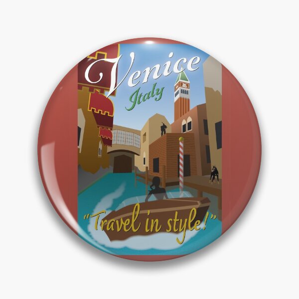 Item preview, Venice - Vintage Travel Poster designed and sold by ToddRDesign.