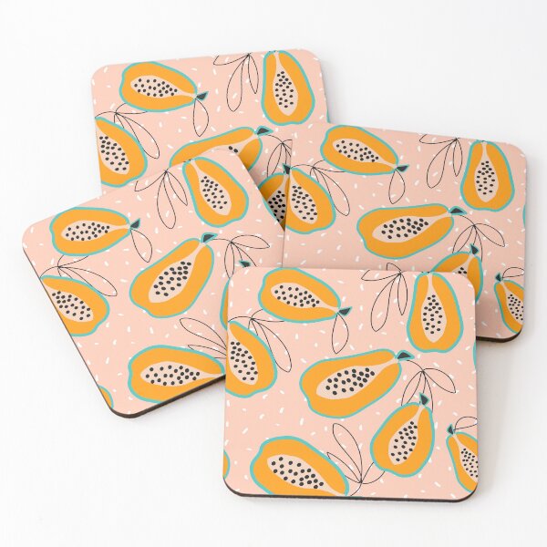 Item preview, Papaya Fun on Rose designed and sold by mirimo.