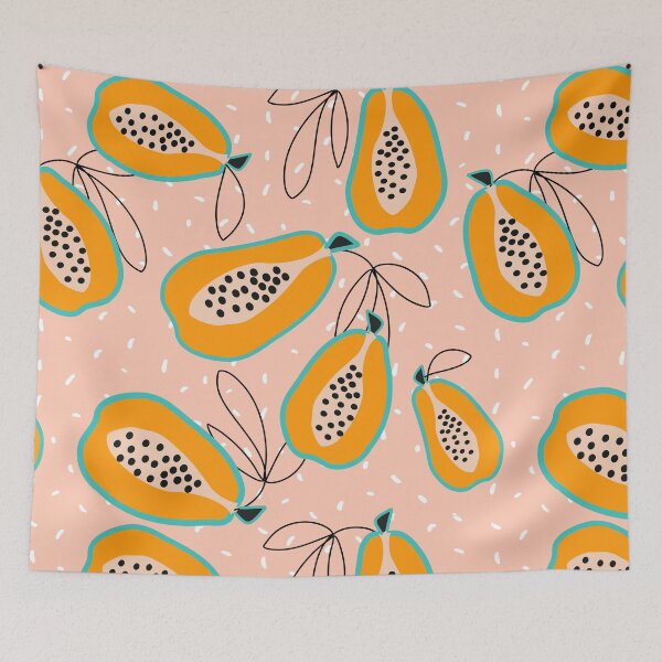 Item preview, Papaya Fun on Rose designed and sold by mirimo.