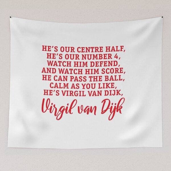 Item preview, He_s Virgil van Dijk Song designed and sold by BaileyHart57.