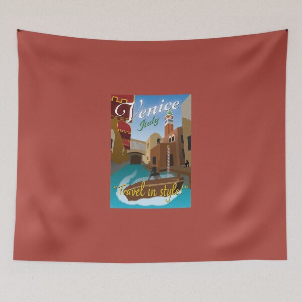 Item preview, Venice - Vintage Travel Poster designed and sold by ToddRDesign.