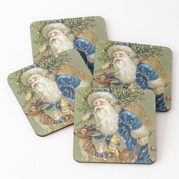 Item preview, merry christmas from santa (vintage santa claus) designed and sold by two peas in a pod.