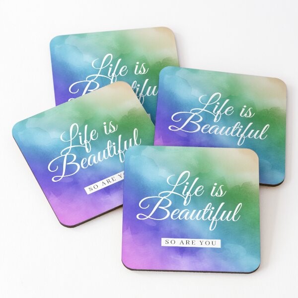 Item preview, Life is BEAUTIFUL, so are YOU designed and sold by MotivationalHub.