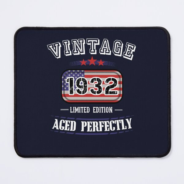 Item preview, 90 Years Old Born in 1932 Vintage Us Flag 90th Birthday Gift designed and sold by JooArtPrints  ★★★★★.