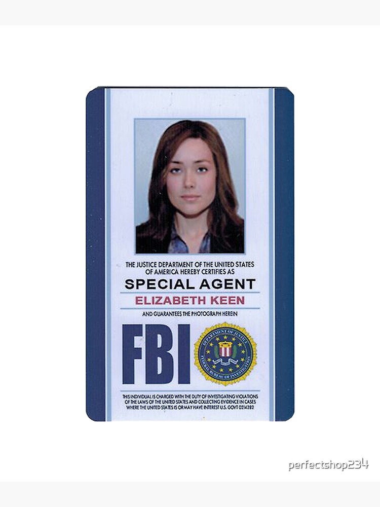 "elizabeth keen licence fbi agent " Poster for Sale by