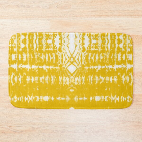 Item preview, Yellow and white shibori arashi tie dye designed and sold by marufemia.