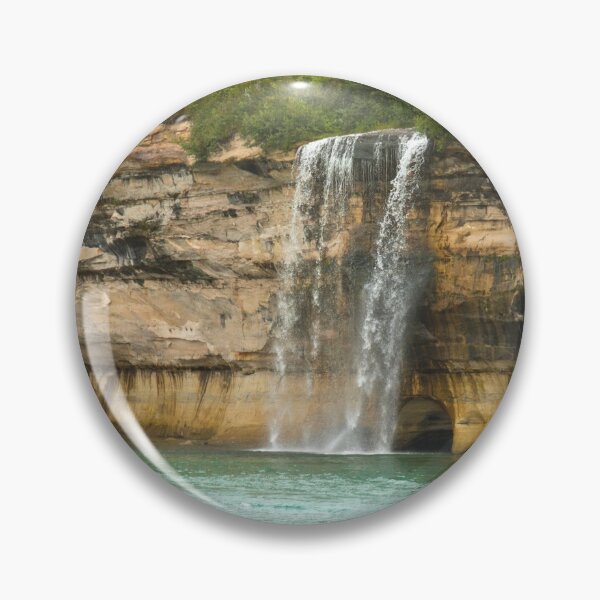 Item preview, Spray Falls, in the Pictured Rocks National Lakeshore, Munising, Michigan designed and sold by PaulKPhoto.