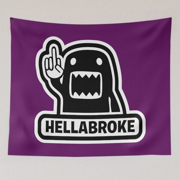 Item preview, Hellabroke Logo designed and sold by BerryCats.